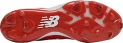 New Balance L4040v5 Low Cut Metal Cleat - Red -Rawlings Shop L4040TR5 REDWHITE SR