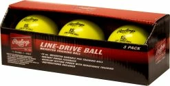 Rawlings Line-Drive Training Ball (3 Pack) - Yellow