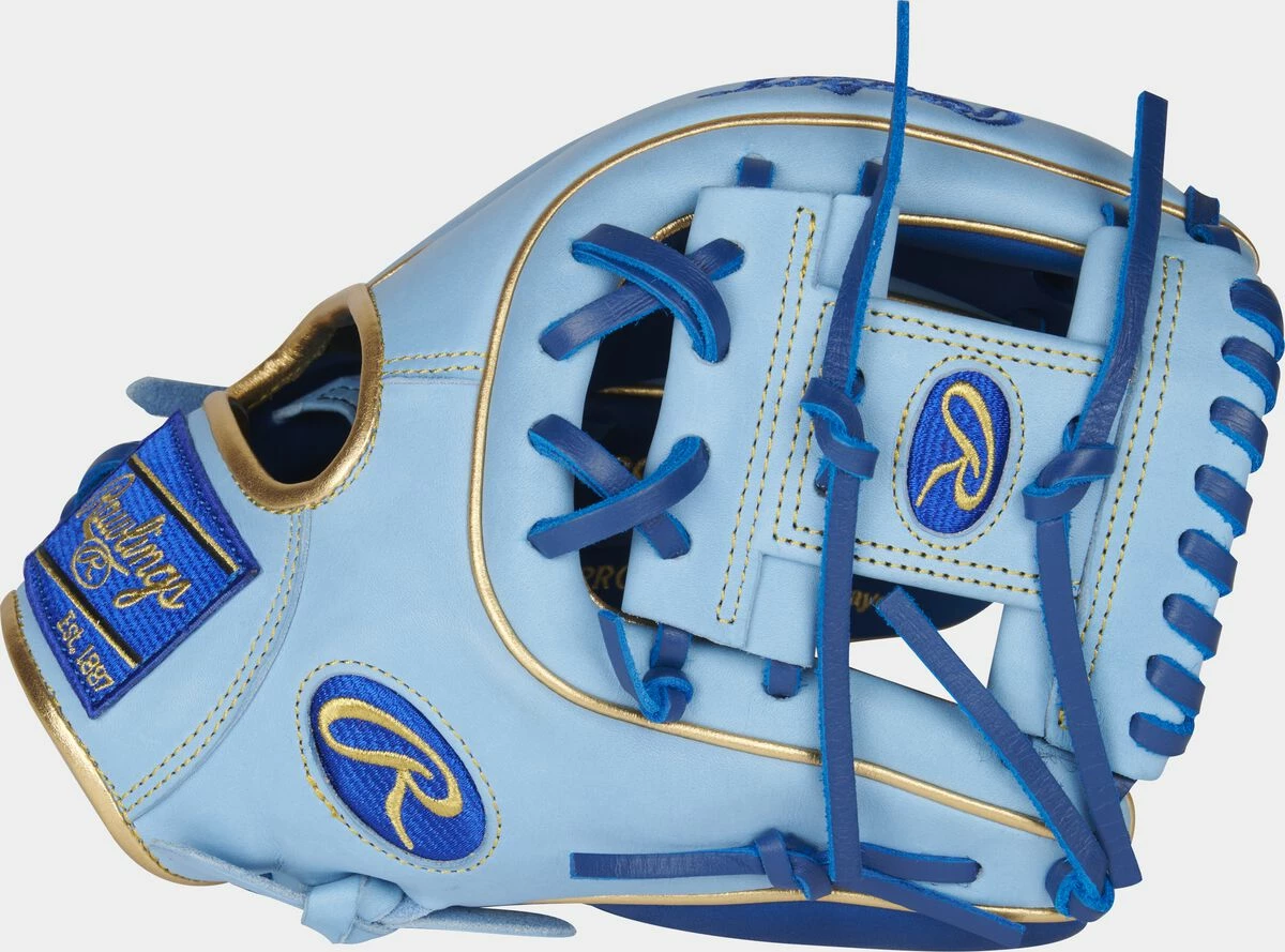 Rawlings 2022 11.25" HOH R2G ContoUR Fit Infield Glove PROR312U-2R - Colubia Blue Royal 5 Rawlings 2022 11.25" HOH R2G ContoUR Fit Infield Glove PROR312U-2R - Colubia Blue Royal - Image 3