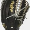 Rawlings 2021 Pro Preferred 12.75" Outfield Glove, Mike Trout Pattern PROSMT27B - Black Gray 2 Rawlings 2021 Pro Preferred 12.75" Outfield Glove, Mike Trout Pattern PROSMT27B - Black Gray -Rawlings Shop PROSMT27B 2