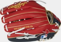 Rawlings 2022 Ronald Acuña Jr. Pro Preferred 12.75" Outfield Glove PROSRA13-RH - Cardinal White -Rawlings Shop PROSRA13 4