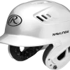 Rawlings R16 Series Metallic Batting Helmet - White 2 Rawlings R16 Series Metallic Batting Helmet - White -Rawlings Shop R16S W 3quarterleft