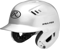 Rawlings R16 Series Metallic Batting Helmet - White