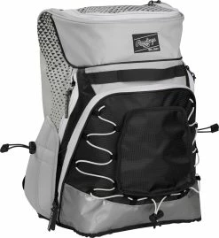 Rawlings R800 Softball Backpack - Gray Black