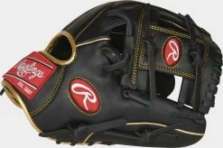 Rawlings 2021 R9 Series 11.50" 200-Pattern Infield Glove R9204-2BG - Black Gold -Rawlings Shop R9204 2BG 3