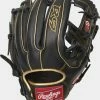 Rawlings 2021 R9 Series 11.50" 31-Pattern Infield Glove R9314-2BG - Black Gold -Rawlings Shop R9314 2BG 2