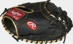 Rawlings 2021 R9 Series 32.50" Catcher's Mitt R9CM325BG - Black Gold -Rawlings Shop R9CM325BG 3