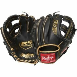 Rawlings 2021 R9 Series 9.50" Training Glove R9TRBG - Black Gold -Rawlings Shop R9TRBG