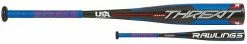 Rawlings 2022 Threat 2 5/8" Barrel (-12) USA Bat - Blue Black
