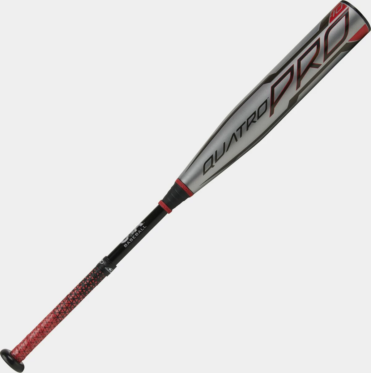 Rawlings 2021 Quatro Pro (-12) USA Approved Bat - Gray Red 3 Rawlings 2021 Quatro Pro (-12) USA Approved Bat - Gray Red