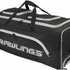Rawlings Yadi Wheeled Catcher's Bag - Black -Rawlings Shop a32 757blk 10