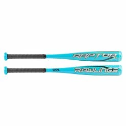 Rawlings 2022 Raptor USA Approved Tee Ball Bat (-12) - Gray Blue