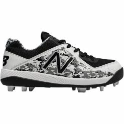 New Balance Youth J4040v4 Pedroia Molded Baseball Cleats - Black Camo