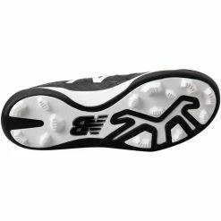New Balance Youth J4040v5 Molded Baseball Cleats - Black White 8 New Balance Youth J4040v5 Molded Baseball Cleats - Black White -Rawlings Shop blackwhite 3 z x