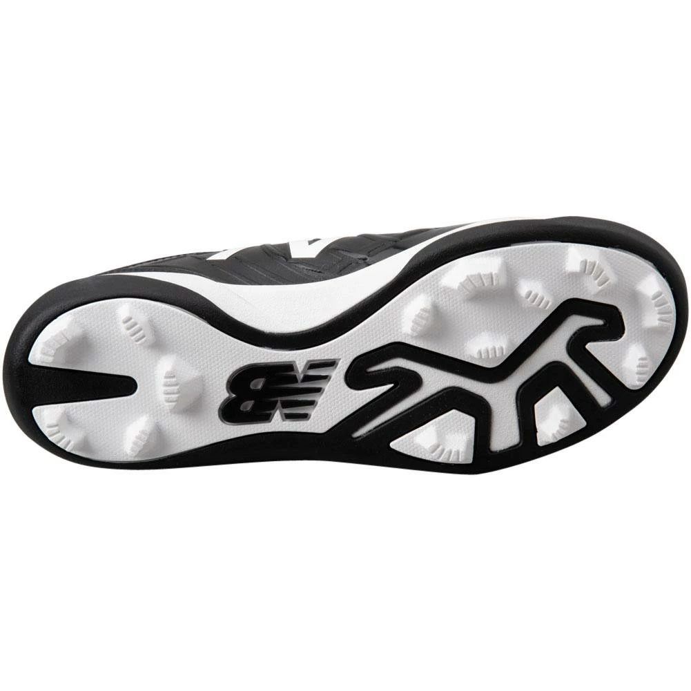 New Balance Youth J4040v5 Molded Baseball Cleats - Black White 5 New Balance Youth J4040v5 Molded Baseball Cleats - Black White - Image 3