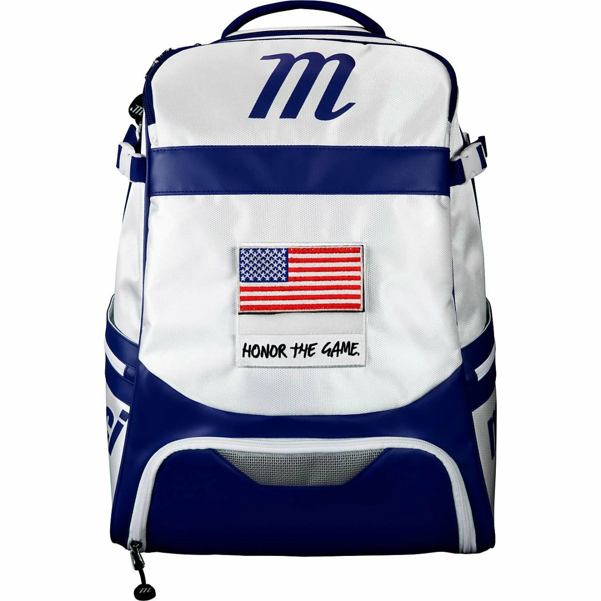 Marucci Dynamo Batpack - White Navy 3 Marucci Dynamo Batpack - White Navy