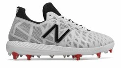 New Balance COMPv1 TPU Molded Cleat Low-Cut - White Black Silver