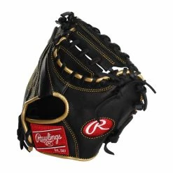 Rawlings 2021 R9 Series 27.00" Catcher's Training Mitt R9TRCM - Black Gold