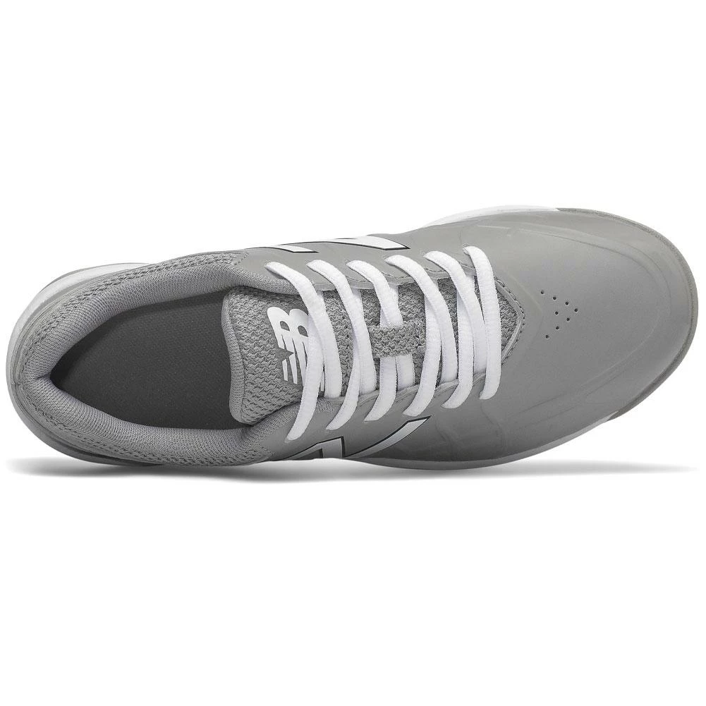 New Balance Youth J4040v5 Molded Baseball Cleats - Gray White 6 New Balance Youth J4040v5 Molded Baseball Cleats - Gray White - Image 4