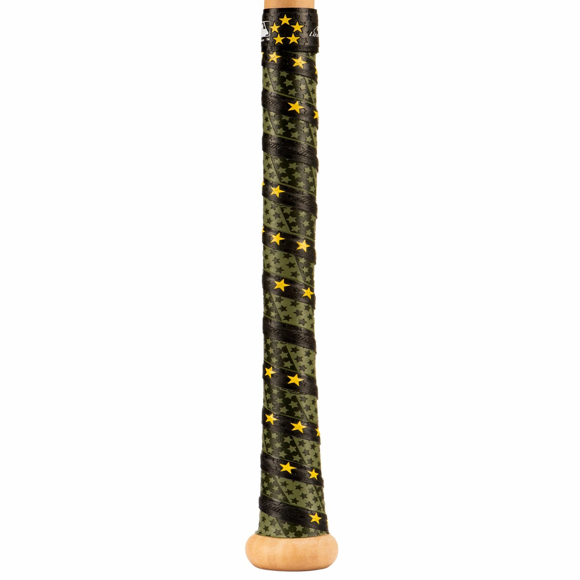 Lizard Skins Hero Durasoft 1.1mm Bat Grip - Army Green Gold Stars 4 Lizard Skins Hero Durasoft 1.1mm Bat Grip - Army Green Gold Stars - Image 2