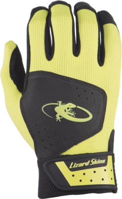 Lizard Skins Komodo Youth Batting Gloves - Black Neon