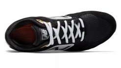 New Balance 3000v4 Fresh Foam Metal Cleats Low Cut - Black White -Rawlings Shop l3000bk4 nb 04 i