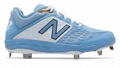 New Balance 3000v4 Fresh Foam Metal Cleats Low Cut - Baby Blue White