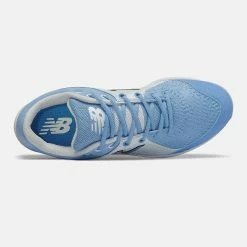 New Balance 3000v5 Fresh Foam Metal Cleats Low Cut - Baby Blue White -Rawlings Shop l3000sd5 nb 04 i