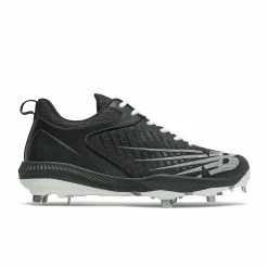 New Balance FuelCell L4040v6 Low Cut Metal Cleat - Black White
