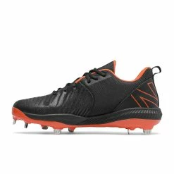 New Balance FuelCell L4040v6 Low Cut Metal Cleat - Black Orange -Rawlings Shop l4040bo6 nb 03 i