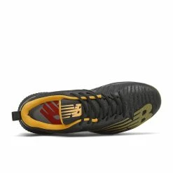 New Balance FuelCell L4040v6 Low Cut Metal Cleat - Black Yellow -Rawlings Shop l4040by6 nb 04 i