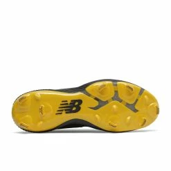 New Balance FuelCell L4040v6 Low Cut Metal Cleat - Black Yellow -Rawlings Shop l4040by6 nb 06 i