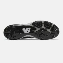 New Balance Pedroia L4040v5 Low Cut Metal Cleat - Black -Rawlings Shop l4040pk5 nb 06 i