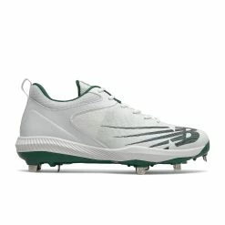 New Balance FuelCell L4040v6 Low Cut Metal Cleat - Team Forest White