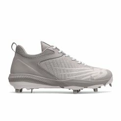 New Balance FuelCell L4040v6 Low Cut Metal Cleat - Gray White