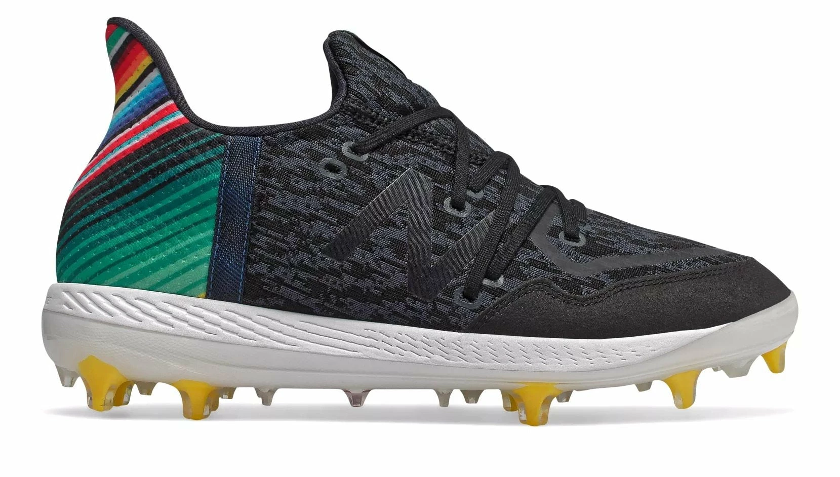 New Balance Men's Lindor Cypher 12 Molded Baseball Cleats - Black 3 New Balance Men's Lindor Cypher 12 Molded Baseball Cleats - Black