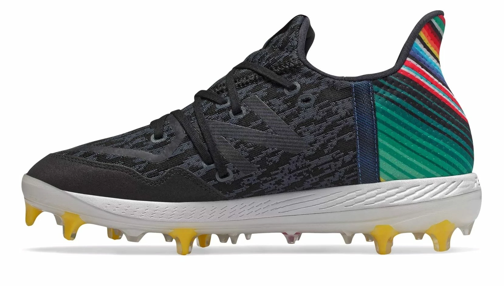 New Balance Men's Lindor Cypher 12 Molded Baseball Cleats - Black 4 New Balance Men's Lindor Cypher 12 Molded Baseball Cleats - Black - Image 2