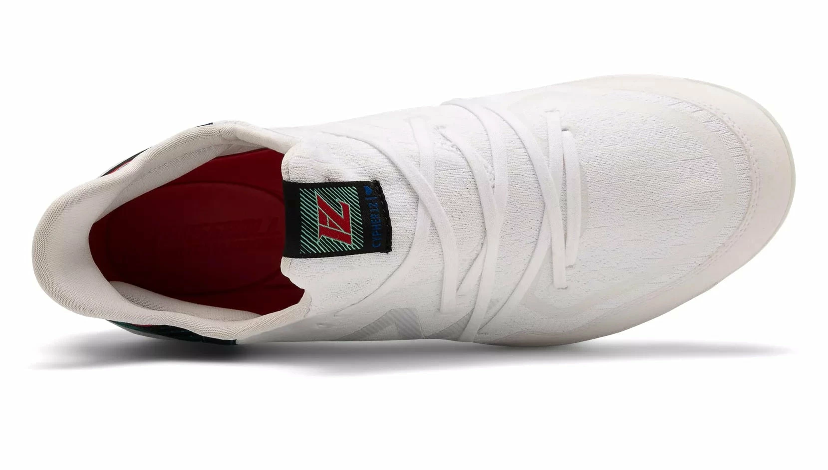 New Balance Men's Lindor Cypher 12 Molded Baseball Cleats - White 6 New Balance Men's Lindor Cypher 12 Molded Baseball Cleats - White - Image 4
