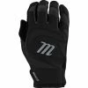 Marucci 2021 Signature Youth Batting Glove - Black -Rawlings Shop mbgsgn3 blkblk1 3 1