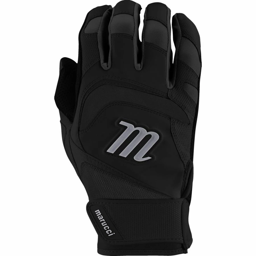 Marucci 2021 Signature Youth Batting Glove - Black 3 Marucci 2021 Signature Youth Batting Glove - Black