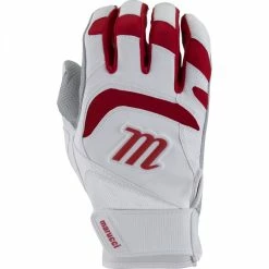 Marucci 2021 Signature Youth Batting Glove - Red White