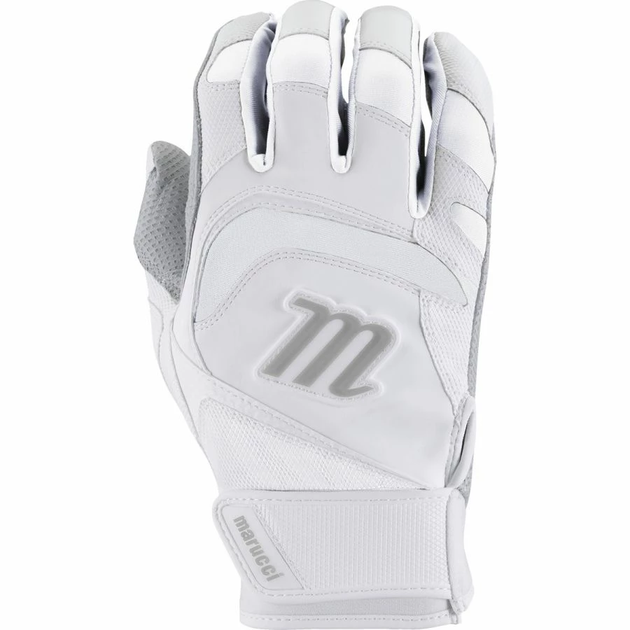 Marucci 2021 Signature Youth Batting Glove - White 3 Marucci 2021 Signature Youth Batting Glove - White