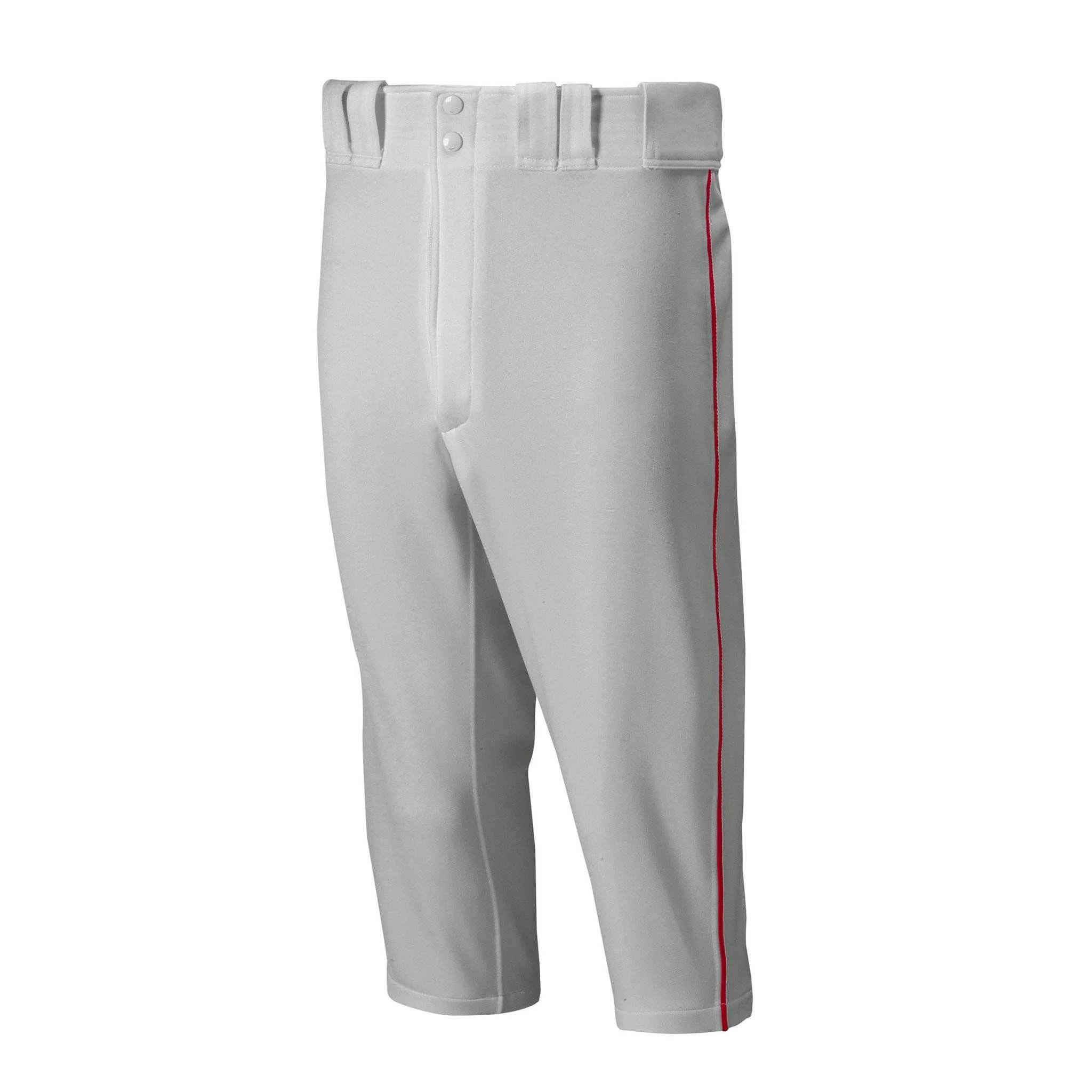Mizuno Premier Short Pants Pipped - Gray Red 3 Mizuno Premier Short Pants Pipped - Gray Red