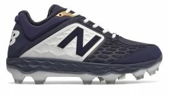 New Balance 3000v4 TPU Molded Cleat Low-Cut - Navy White