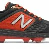 New Balance 3000v4 TPU Molded Cleat Low-Cut - Black Orange