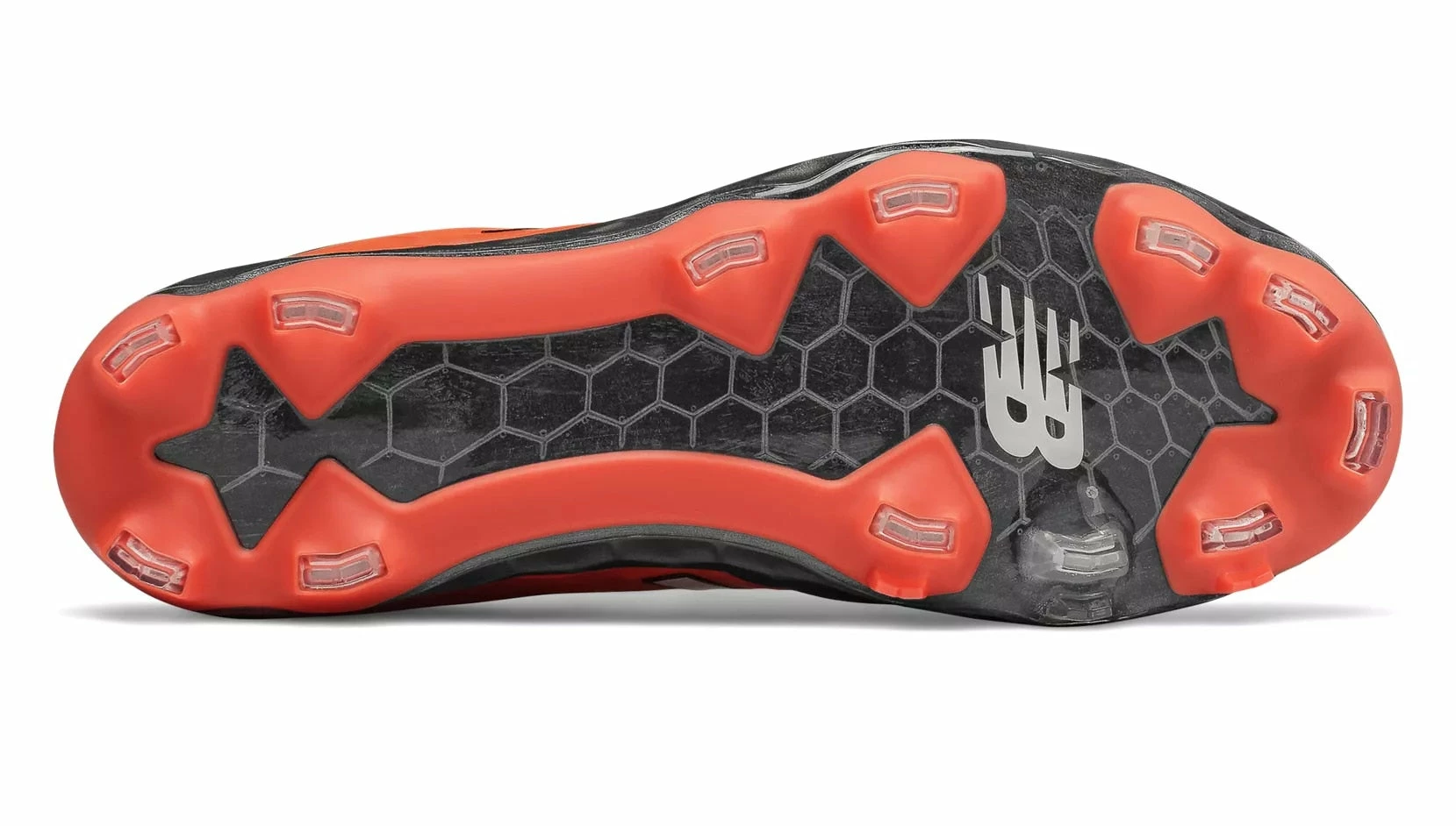 New Balance 3000v4 TPU Molded Cleat Low-Cut - Black Orange 5 New Balance 3000v4 TPU Molded Cleat Low-Cut - Black Orange - Image 3