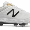 New Balance 3000v4 TPU Molded Cleat Low-Cut - White