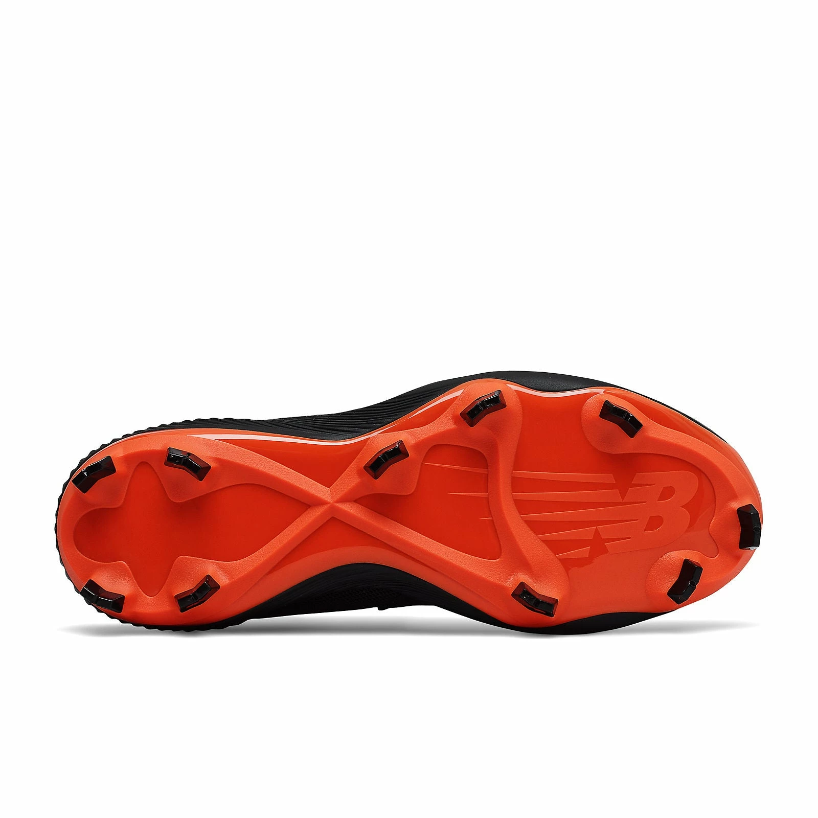 New Balance FuelCell PL4040v6 TPU Molded Cleats Low-Cut - Black Orange 6 New Balance FuelCell PL4040v6 TPU Molded Cleats Low-Cut - Black Orange - Image 4