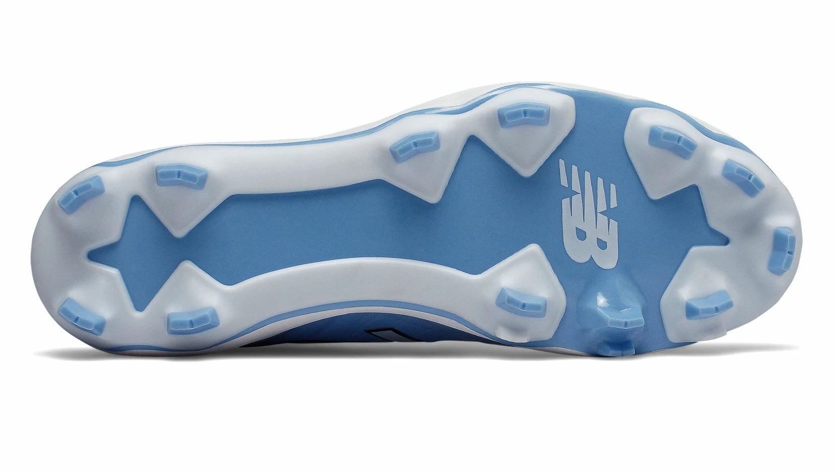 New Balance PL4040v5 TPU Molded Cleats Low-Cut - Columbia Blue White 4 New Balance PL4040v5 TPU Molded Cleats Low-Cut - Columbia Blue White - Image 2