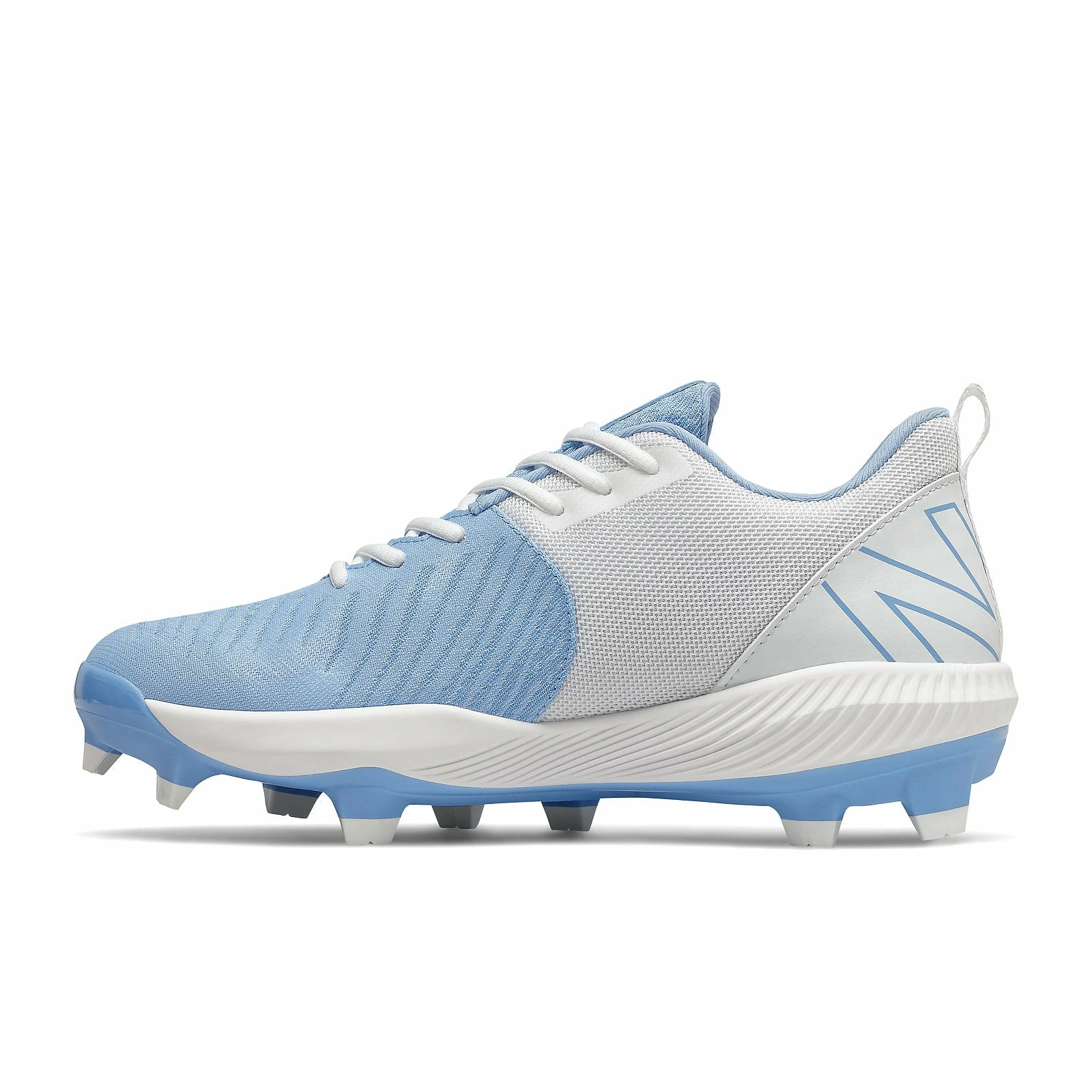 New Balance FuelCell PL4040v6 TPU Molded Cleats Low-Cut - Team Carolina White 5 New Balance FuelCell PL4040v6 TPU Molded Cleats Low-Cut - Team Carolina White - Image 3